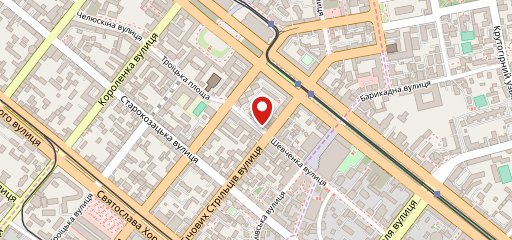 Persha P'yalʹnya Na Dnipri sur la carte