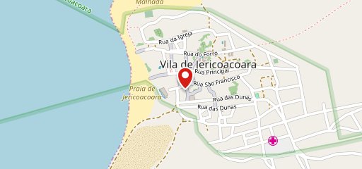 Restaurante pescador jeri no mapa
