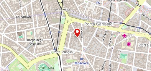 Pescetto sulla mappa