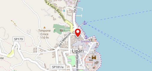 Pescheria fantasie di Mare sulla mappa