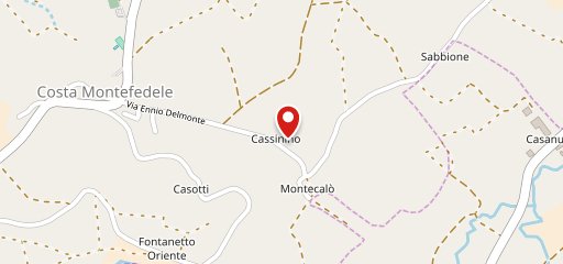 Piccolo Bacco dei Quaroni sulla mappa