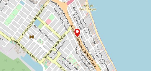 Pinga Fogo Restaurante Natal no mapa