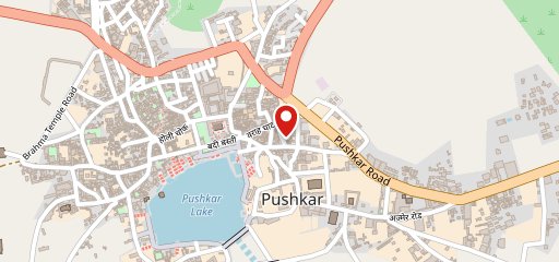 pink floyd cafe-pushkar on map