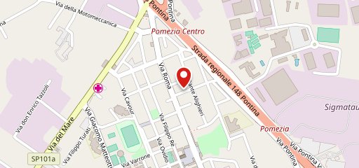 Pinsè Pomezia sulla mappa