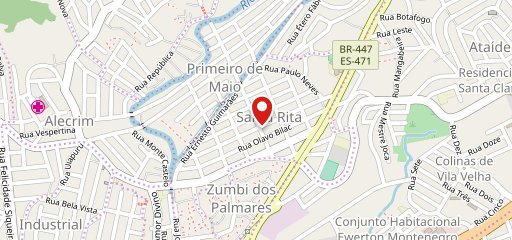 Pinti restaurante e lanchonete no mapa