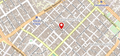 Botanikafé Jardins no mapa