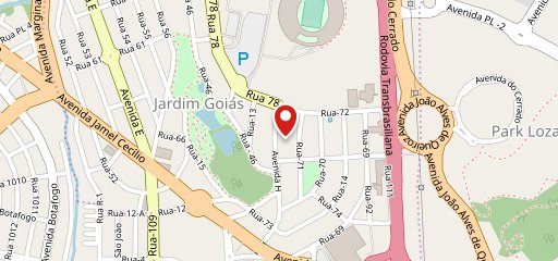 Pirineus Pizzaria Jardim Goiás no mapa