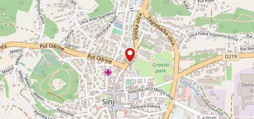 Pub D.C.D.M. Sinj sulla mappa