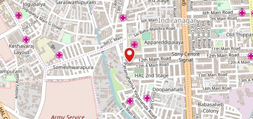 Pizza 4P's Indiranagar on map