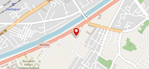 Pizza & burger zone on map