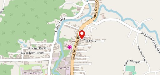 Pizzaria Container Pomerode SC no mapa