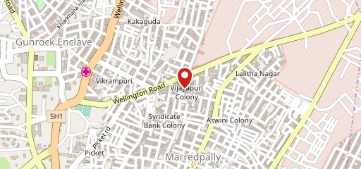 Ghanshyam pizza den on map