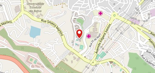 Pizza em casa SSA no mapa