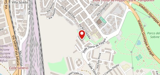 Pizza fast - Fidene sulla mappa