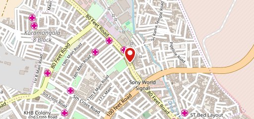 Pizza Hut Koramangla, Bangalore on map