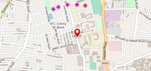 Pizza Hut Medical College Road, Davangere on map