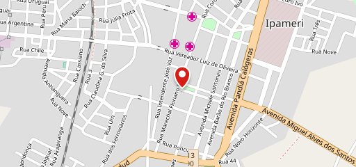 Pizza Itália no mapa