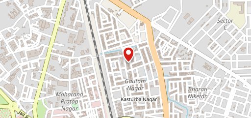 Pizza kitchen on map