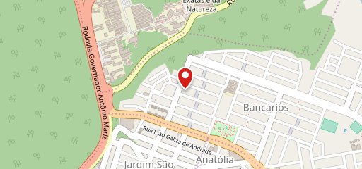 Pizza Mestre Bancários no mapa