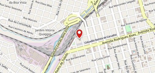 Pizza Ops Bauru no mapa