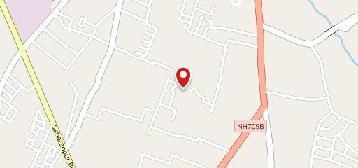 Pizza restaurant on map