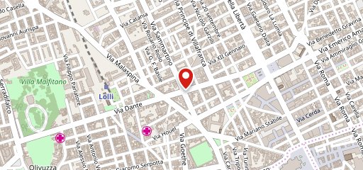 Pizza uno via sammartino sulla mappa