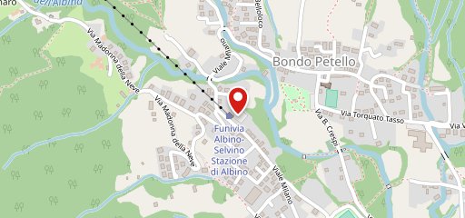 Pizzagrill funivia sulla mappa