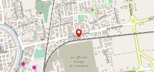 Pizzalonga Away Cittadella sulla mappa