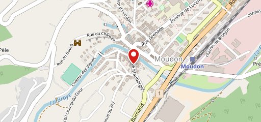 Pizzaphone Moudon sulla mappa