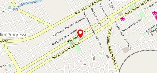 DISK PIZZA ALLEGRO SANTA CRUZ no mapa