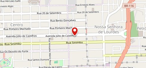 Artigianale Pizzeria no mapa