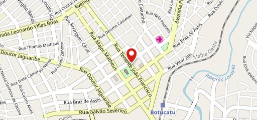 Pizzaria A Trivial no mapa