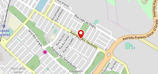 Pizzaria Brasiliense no mapa