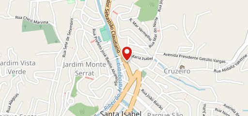 Pizzaria do Chefe Santa Isabel no mapa