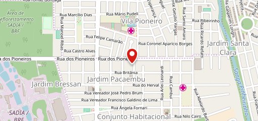 Pizzaria Do Cheff Toledo no mapa