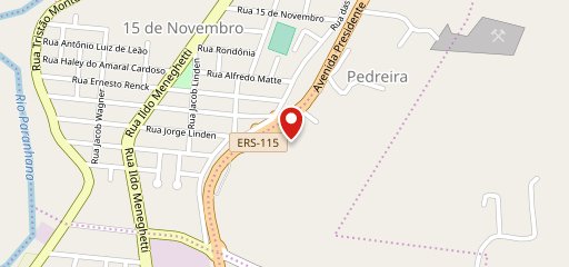 Pizzaria Dona Luzia no mapa