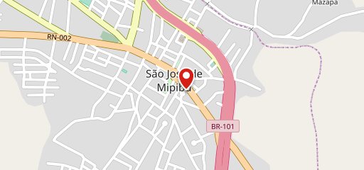 Pizzaria Mil Delícias no mapa