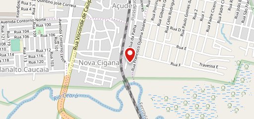 Pizzaria Express no mapa