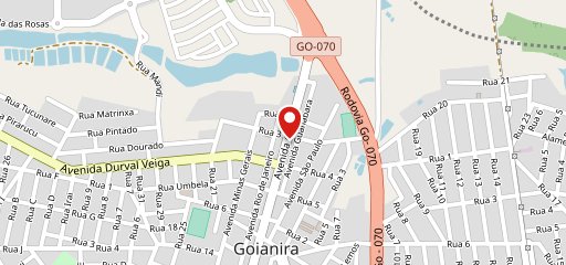 Pizzaria forno D' lenha no mapa