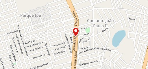 La Petitosa Pizzaria no mapa