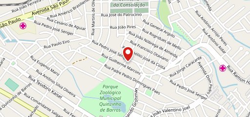 Pizzaria BahBud's no mapa