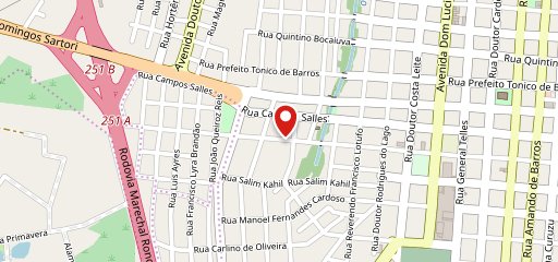 Pizzaria Original Botucatu SP no mapa