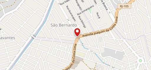 Pizzaria Padrão no mapa