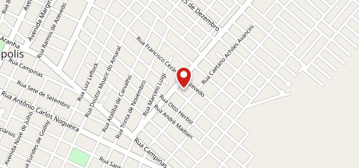 Pizzaria Papitto's Cosmópolis no mapa