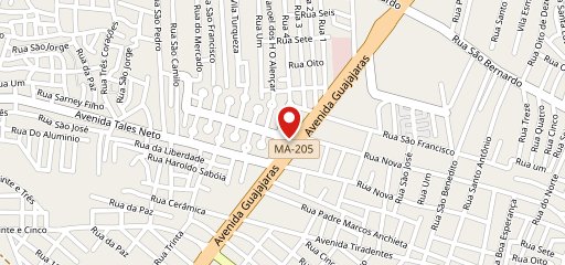 Pizzaria Pimenta Doce 2 no mapa