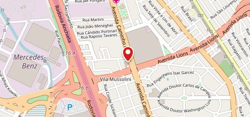 Pizzaria Rainha Caminho do Mar no mapa