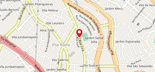 Pizzaria Riviera no mapa