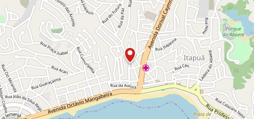 pizzaria rua da ilha n° 1 no mapa