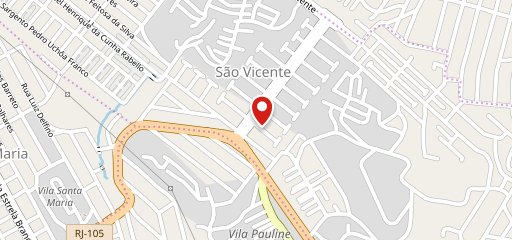 Tarantela São Vicente no mapa