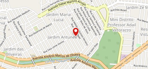 Pizzaria Tel'Aviv no mapa